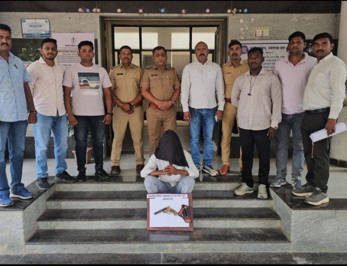 Yavatmal Police Arrest Youth for Carrying Country-Made Pistol