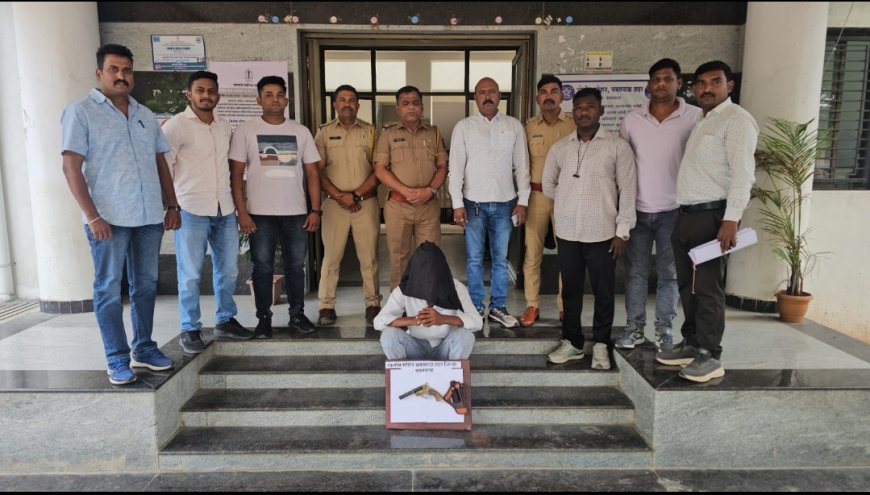 Yavatmal Police Arrest Youth for Carrying Country-Made Pistol